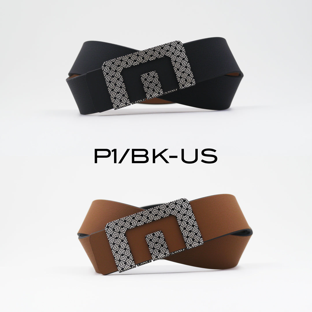 MIN BELT - BLACK P1 BUCKLE, USUAL STRAP
